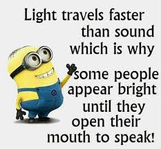 Some Just Should Not Speak Funny Minion Quotes Minions Funny Funny Minion Memes