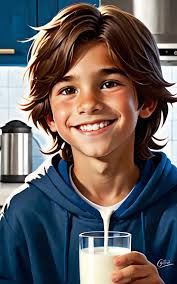 Homemade milk drinks in the 1960s. American Dairy Assiciation ad.