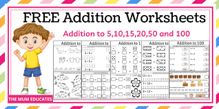 These free printable worksheets for your reception class in the uk are perfect for teaching your kids about letter formation. Free Addition Worksheets Year 1 The Mum Educates
