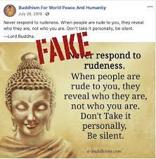 Be bold, but not bully; Never Respond To Rudeness When People Are Rude To You They Reveal Who They Are Not Who You Are Fake Buddha Quotes