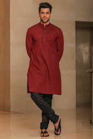 Casual Maroon Kurta