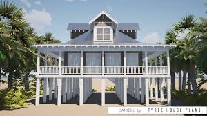 Exterior stonework) and a deep, signature front porch with tapered, square columns set upon heavy piers. Beach House With Wrap Around Porch 2 Bedrooms Tyree House Plans