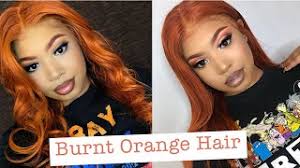 Easy orange drugstore / affordable makeup tutorial | makeup for black women p r o d u c t s m e n t i o n my morphe. How To Dye Hair Burnt Orange Slaybyciara Youtube