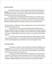 Proposal Executive Summary Template Executive Summary Template Executive Summary Words