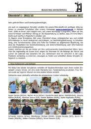 Gymnasien sind in unmittelbarer nähe in pocking, fürstenzell, passau. Elternbrief 1 Maria Ward Realschule Neuhaus Am Inn