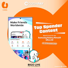 Be A U Mobile Top Spender With Bigo Live And Win Amazing Samsung Galaxy Note20 Ultra 5g Codashop Blog My