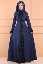 Abiye Pulpayet Detay Abiye 5032ay342 Indigo Elbise Modelleri Elbise Dugun Elbise