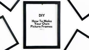 Free delivery and returns on ebay plus items for plus members. How To Make Your Own Picture Frame Any Size Youtube