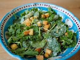 Kale Caesar Salad Recipe In 2020 Kale Caesar Salad Caesar Salad Food Network Recipes