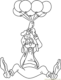 Showing 12 coloring pages related to ballons. Goofy With Balloons Coloring Page For Kids Free Goofy Printable Coloring Pages Online For Kids Coloringpages101 Com Coloring Pages For Kids