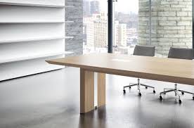 Multipli Ceo Oak Veneer Meeting Room Table Order Now From Spaceist Conference Table Meeting Table Conference Room Design