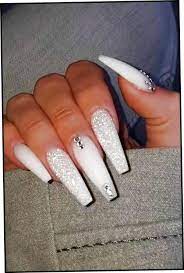 You only need your favorite shade of nail polish plus white nail polish, to create the lighter hues, and black nail polish to produce darker tones. 10 Cute Spring Nails Ideas Nails Acrylic Nails 2020 Trends Nails Acrylic Coffin Nails Acrylic Short White Acrylic Nails Acrylic Nail Designs Cute Spring Nails