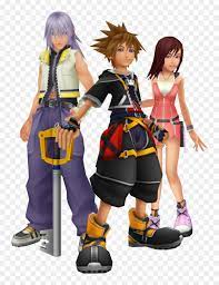 With miyu irino, mamoru miyano, risa uchida, kôichi yamadera. Sora Kairi And Riku The Keyblade Trio Sora And Kairi Kingdom Hearts 2 Hd Png Download Vhv