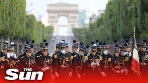 The bastille day military parade, also known as the 14 july military parade, translation of the french name of défilé militaire du 14 juillet, is a french military parade that has been held on the morning of 14 july each year in paris since 1880, almost without exception. Live Bastille Day Parade In Paris Honouring Health Workers Youtube