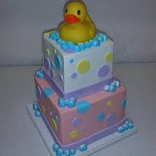 Rubber Duck Baby Shower Cake 1 Tier The Makery Cake Co