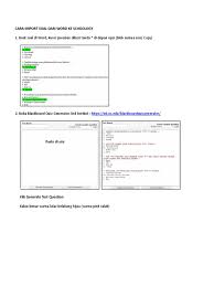 Home/bank soal/prediksi soal utbk tps sbmptn 2021/2022 + kunci jawaban. Import Soal Schoology Dari Word