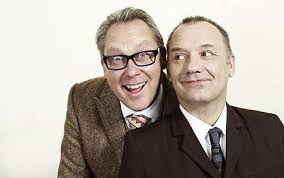 The british countryside, with flute. Vic Reeves And Bob Mortimer Interview For Shooting Stars