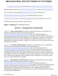 You can add a nominee or give your partner permission to enquire on your behalf online. Free Michigan Power Of Attorney Forms Pdf Templates