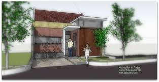Desain rumah ini dibuat dengan taman depan yang cukup lebar, yaitu berukuran sekitar 6 meter x 3 meter. Desain Rumah Tipe Bunga Anggrek 7 16 5m2 Aguscwid