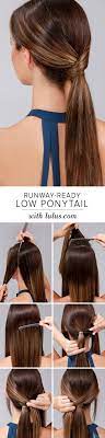 11 Low Ponytail 17 Gorgeous Hairstyles For Lazy Girls Hair Hair Styles Medium Length Hair Styles Low Ponytail