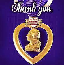 8 7 16 Today Is National Purple Heart Day We Could Never Give Enough Thanks To Those Service Men And Women Purple Heart Day Purple Heart Medal Purple Heart