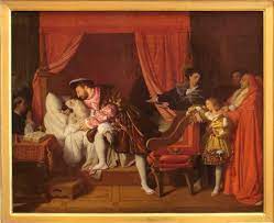 * 1481 le monastère de san donato lui commande 1511 mort du gouverneur charles d'amboise la france perd et quitte le milanais après la bataille de ravenne *. File Francois I Recoit Les Derniers Soupirs De Leonard De Vinci By Ingres Jpg Wikimedia Commons