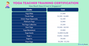 yoga teacher courses in sg