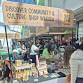 Vibrant stalls at the African & Caribbean Market in Lewisham Shopping Centre.