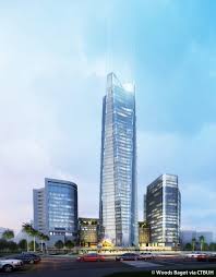 Inside the building, there is a very spacious area that. Telkom Landmark Complex The Skyscraper Center