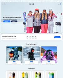 Tema Igloo - Cool \- modelo de site de e-commerce HD phone wallpaper