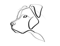 Bear Series With One Line On Behance Onelinetattoo Bear Series With One Line On Behance Dog Line Art Dog Line Drawing Line Art Drawings