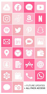 Ios Icon Lifetime All Access Pack Pastel Pink Iphone Ios14 App Icons Pack Aesthetic Personalized Home Screen 30 Icons Bonus In 2021 Ios Icon Pink Iphone Cute App