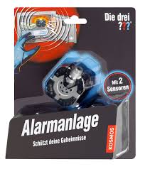 Wird ein alarm ausgelöst, werden verschiedene alarmstufen der reihe nach zeitverzögert gestartet. Die Drei Alarmanlage Die Drei Detektive Spielware Kosmos