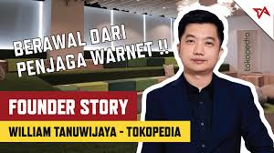 Itse asiassa hän oli yksi menestyneistä yrittäjistä indonesiassa ja myös tokopedian perustaja. Founder Story William Tanuwijaya Ceo Tokopedia
