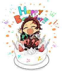 pin by じるじる on demon slayer kimetsu no yaiba anime happy birthday anime characters birthdays happy birthday doodles