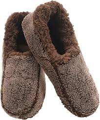 Amazon Com Snoozies Mens Two Tone Fleece Lined Slippers Comfortable Slippers For Men Fuzzy Mens Slipper Socks Comfortable Slippers Slipper Socks Slippers
