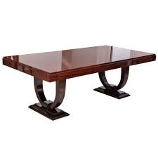Stunning Art Deco Macassar Ebony Dining Table For Sale At 1stdibs In 2020 Dining Table Art Deco Interior Art Deco Dining Room