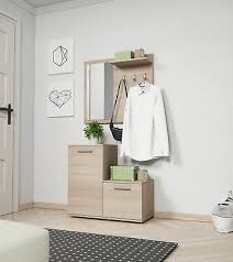 Weitere ideen zu garderobe modern, garderobe, modern. Kleinmobel Accessoires Champagner Modern Sitzbank Spiegel 166025 Flur Garderobe 185cm Sonoma Eiche Buro Schreibwaren