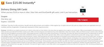 Share this story, choose your platform! Expired Safeway Albertsons Buy 125 Uber Uber Eats Or Doordash Gift Cards Get 15 Off Ends 12 22 20 Gc Galore