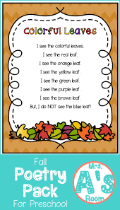 Fall Poems For Preschool Mrs A S Room Shared Reading Kindergarten Reading Poems Shared Reading Poems