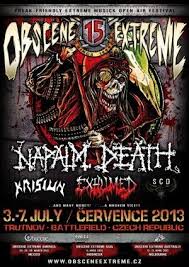 It was described by vice as europe's craziest grindcore party. Live Obscene Extreme Festival 2013 Day 3 July 6th 2013 Echoes And Dust