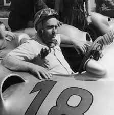 Juan Manuel Fangio Mercedes W196 Grand Prix De France 1954
