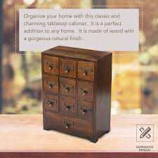 Three shelves (two are adjustable) allow for versatile storage solutions for assorted bath items. Buy Primo Supply Traditional Solid Wood Small Chinese Medicine Cabinet L Vintage And Retro Look With Great Storage Apothecary Drawer Herbal Dresser L Great For Modern Things Tall Fully Assembled