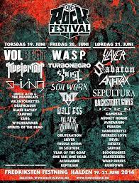 Kveldens pressemelding allerede flere måneder før festivalen har. Tons Of Rock 2014 19 06 2014 3 Tage Halden Norwegen Concerts Metal Event Kalender