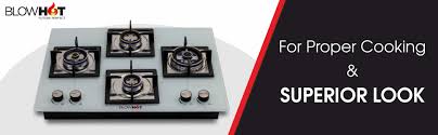 Induction cooktops transfer electromagnetic waves from a metal coil to your cookware, and only the cookware generates heat, making this a precise and. Buy Blowhot Harbour Gas Hob 4 Burner Auto Ignition With Heavy Silicone Pads 8mm Beveled Toughened Glass Top Spark Tips Featured With Brass Cap White Online At Low Prices In India