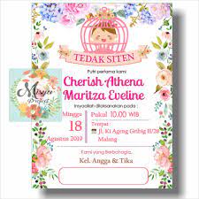 Maybe you would like to learn more about one of these? Undangan Perlengkapan Tedak Siten Turun Tanah Aqiqah 7 Bulanan Ultah Baby Girl Bayi Cewek Boy Cowok Shopee Indonesia