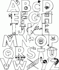In this abc tracing sheets you can give it to your kid by printing on a4 paper, combine this worksheet with colored pencils or crayons so that it will be more. Funny Alphabet Coloring Pages Coloring Home
