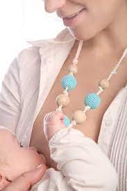 Winter Berries Mommy Necklace Choose Your Color Etsy Nursing Necklace Mommy Necklace Baby Wearing