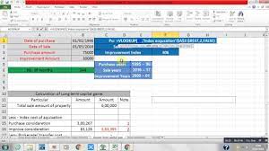 What is capital gains tax? How To Calculate Income From Capital Gain By Using Excel Formula Datedif New Formula Youtube