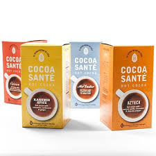 Cocoa Sante Hot Cocoa Mix In Box Buy Cocoa Sante Hot Cocoa Mix In Box Online Read Reviews At Igourmet Com Chocolate Packaging Beverage Packaging Hot Cocoa